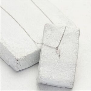 The giving keys mini key necklace “believe”